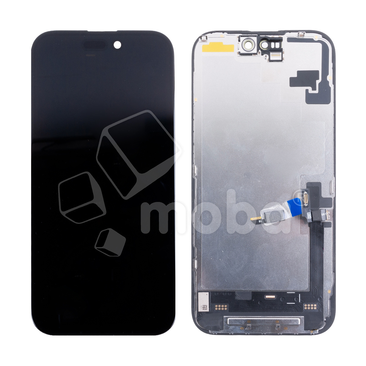 Дисплей для iPhone 16 (A3287) в сборе с тачскрином Черный - (Soft OLED, Full HD) (площадка под IC)