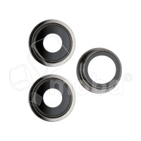 Стекло камеры для iPhone 13 Pro/13 Pro Max (комплект 3 шт.) Черный