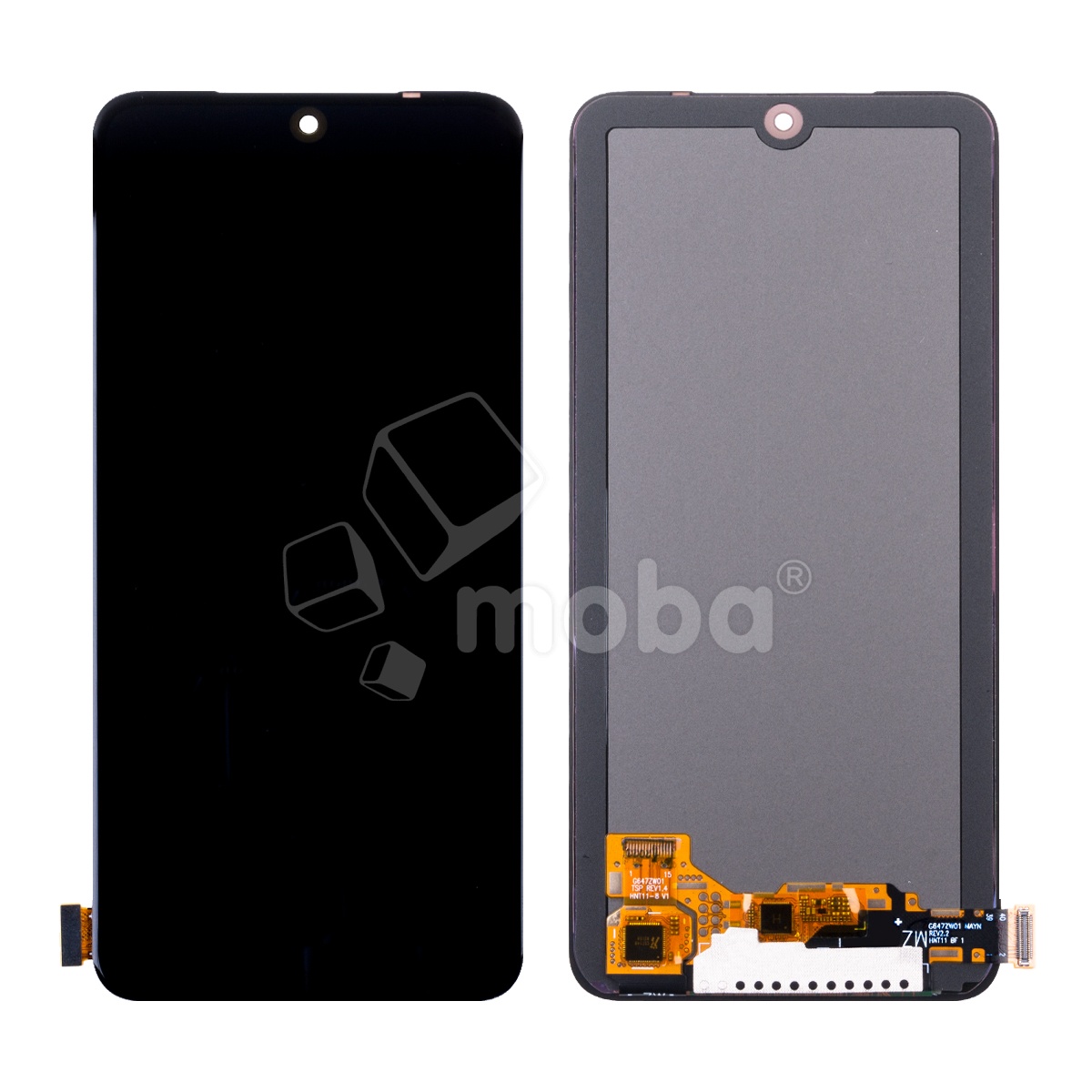 Дисплей для Xiaomi Redmi Note 11/11S 4G/Poco M4 Pro 4G (2201117TY/2201117SY/2201117SG/2201117PG) в сборе с тачскрином Черный - (OLED) (Full HD, 450 Кд/м?)