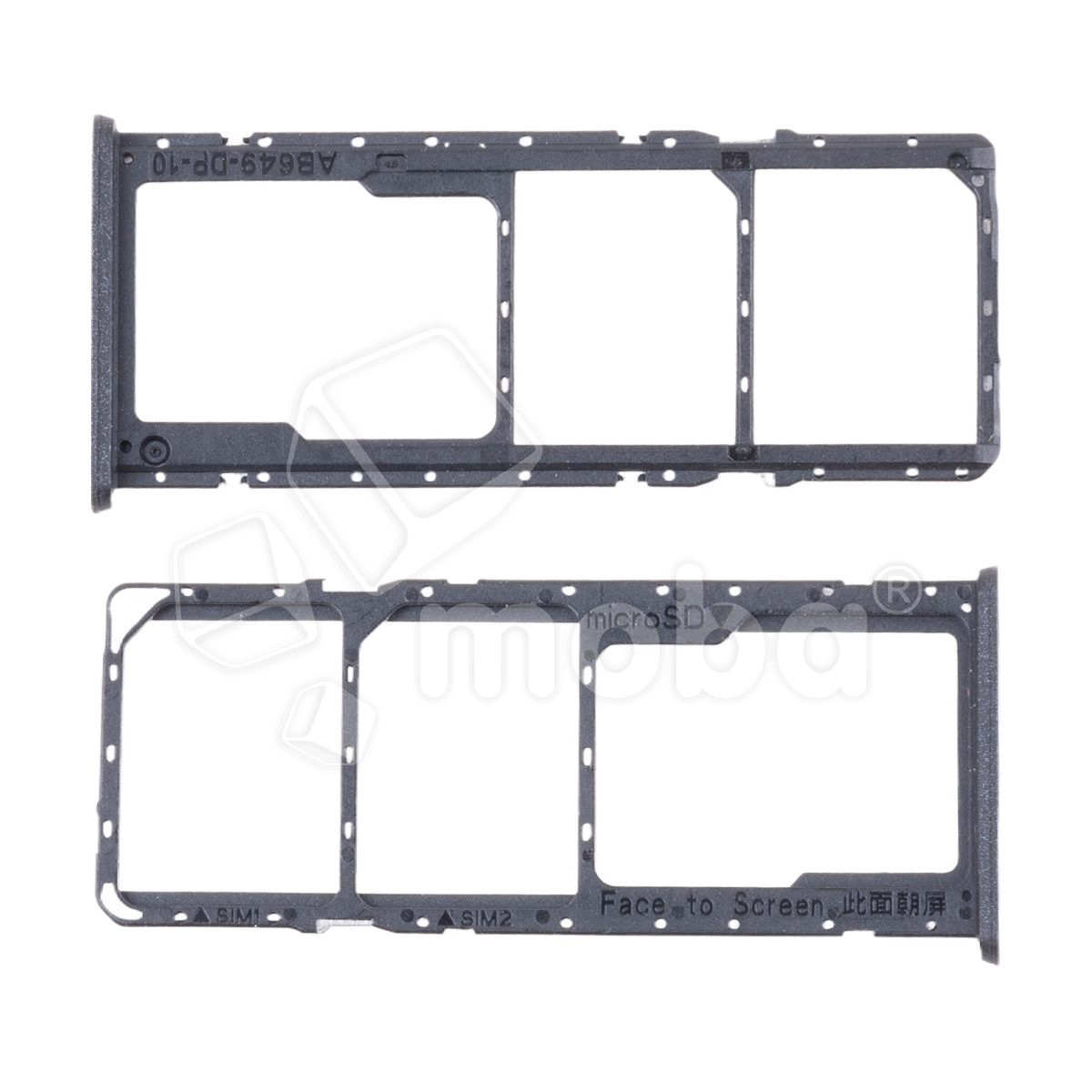 Держатель SIM для Realme C53/C51 (RMX3760/RMX3830) Черный