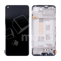 Дисплей для Realme 8 4G (RMX3085) модуль с рамкой Черный - (In-Cell)