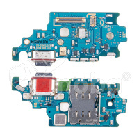 Шлейф для Samsung Galaxy S21+ (G996U/America/EU version) плата системный разъем/разъем SIM/микрофон - Премиум