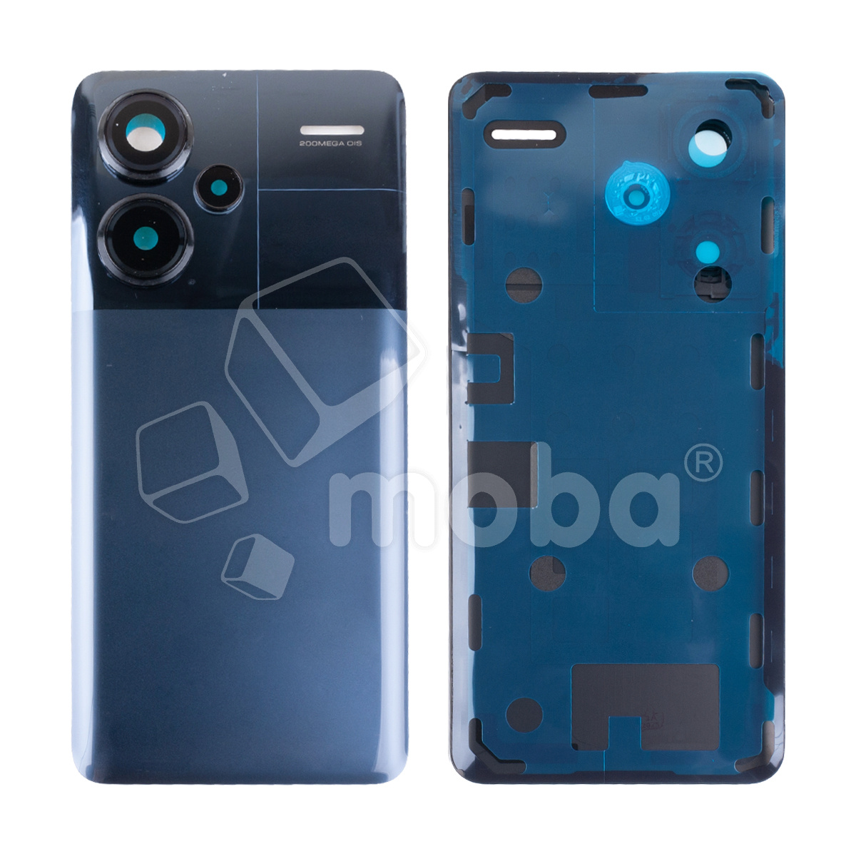 Задняя крышка для Xiaomi Redmi Note 13 Pro+ (23090RA98C) Черный - Премиум