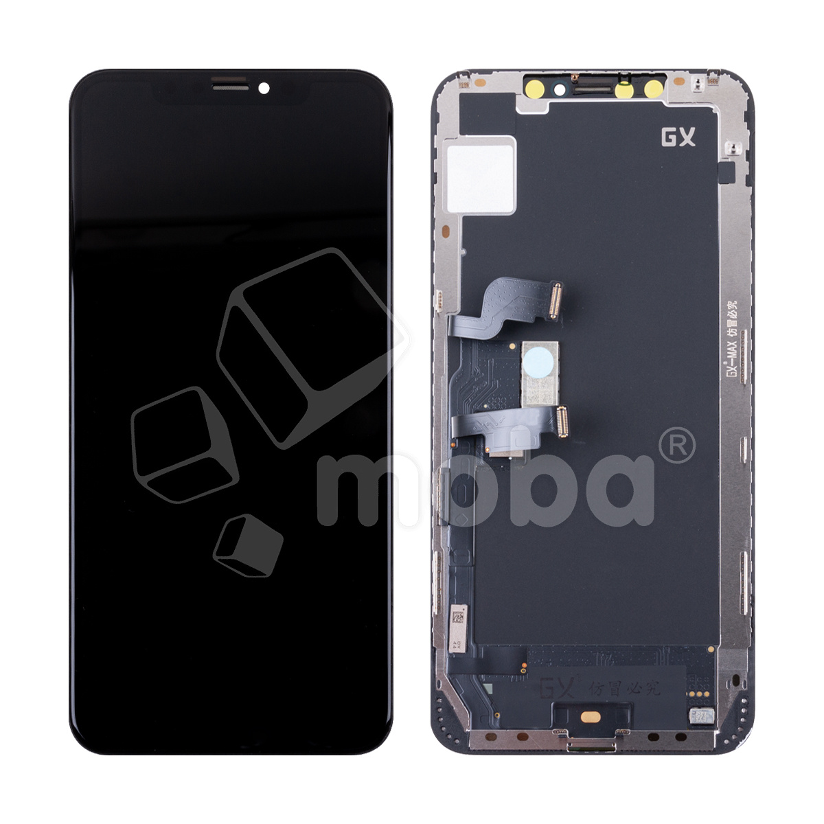 Дисплей для iPhone Xs Max (A1921/A2101) в сборе с тачскрином Черный - GX (Hard OLED)