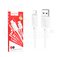 Кабель USB - Lightning Hoco X88 (2.4А, 2 м) Белый