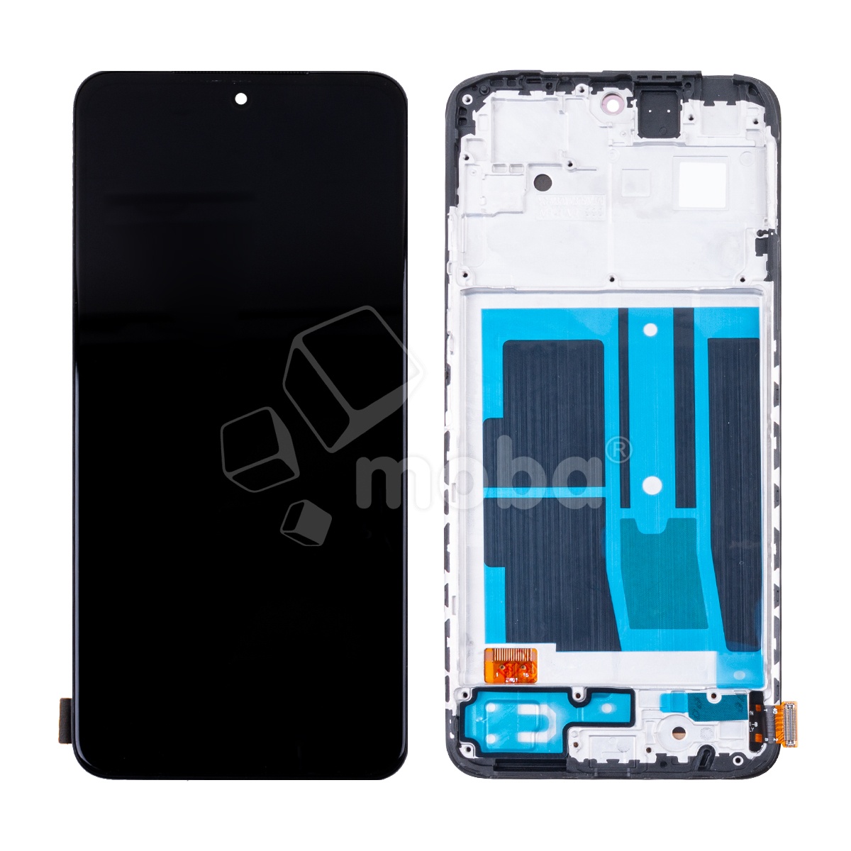 Дисплей для Xiaomi Redmi Note 12S (23030RAC7Y/2303CRA44A) модуль с рамкой Черный - (OLED) (Full HD, 450 Кд/м?)
