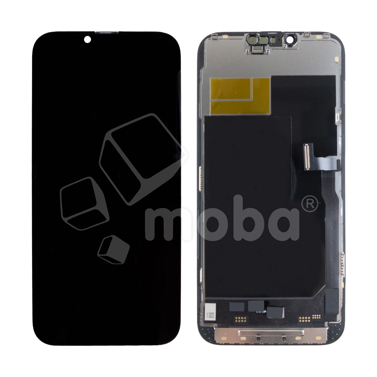 Дисплей для iPhone 13 Pro Max (A2645) в сборе с тачскрином Черный - DD (Soft OLED, Full HD, 120 Гц) (с верификацией = с привязкой без ошибки)