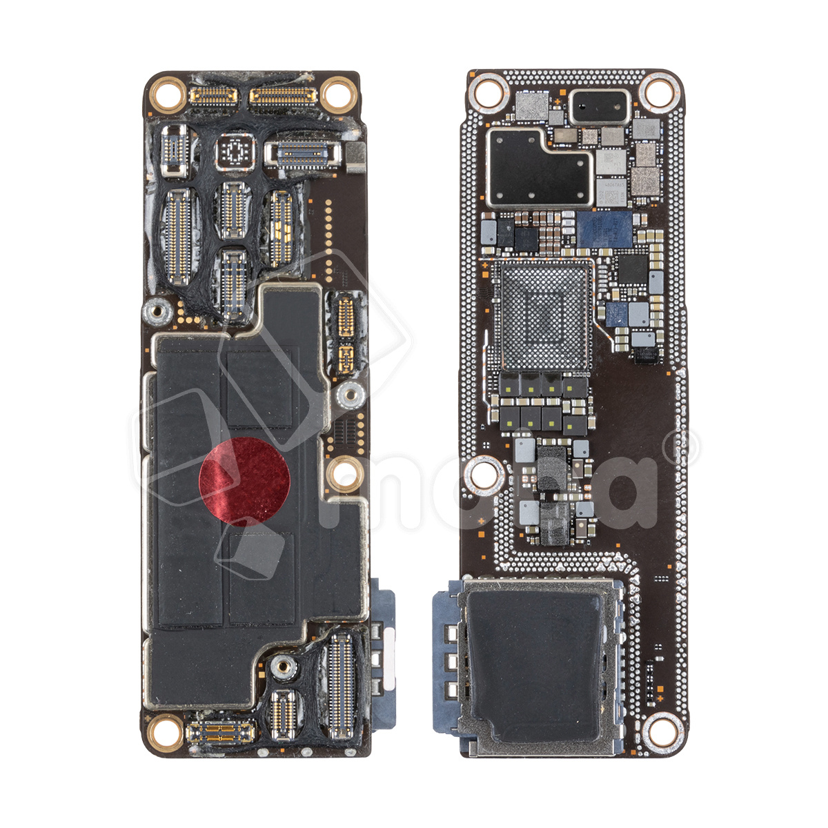Материнская плата для iPhone 16 Pro/16 Pro Max (A3293/A3296) Sim+E-Sim без микросхем (Нижняя часть)