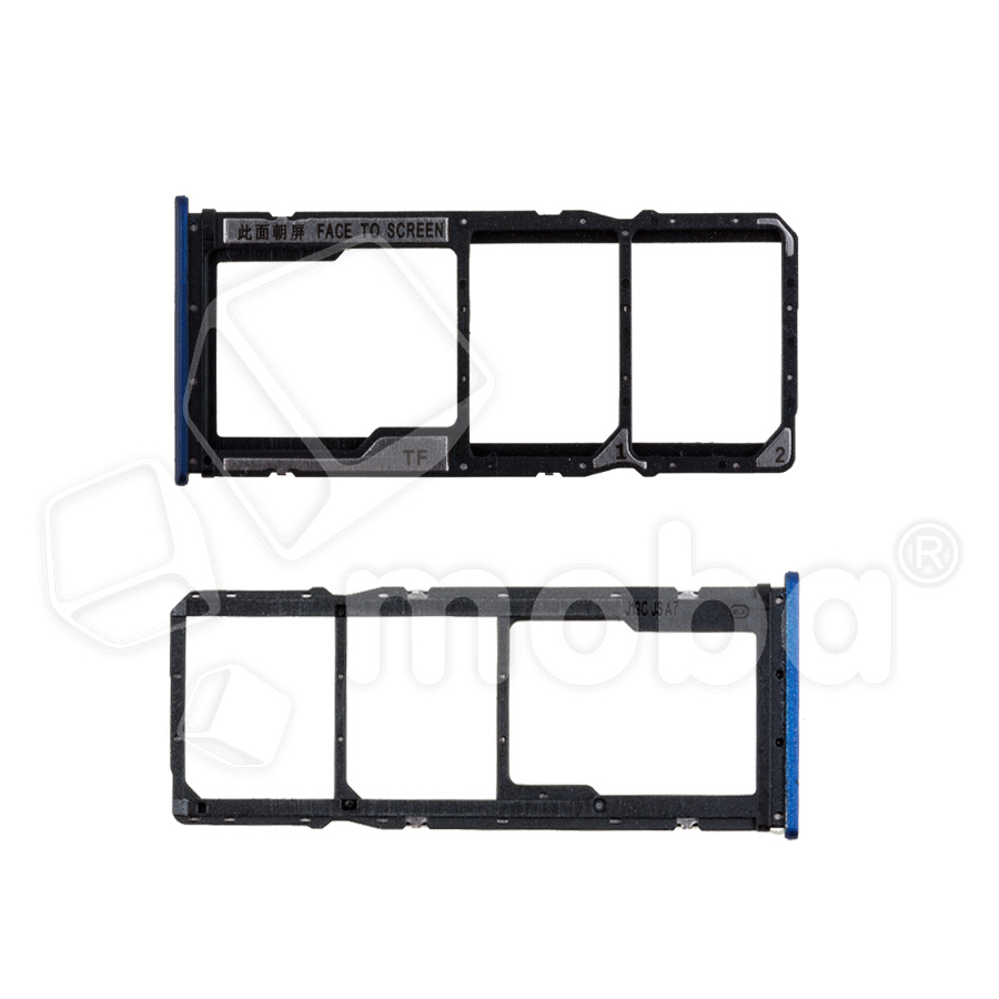 Держатель SIM для Xiaomi Redmi 9T (M2010J19SY) Синий