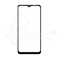 Стекло для переклейки Samsung Galaxy A12 (A125F) с OCA пленкой Черный - OR (Mitsubishi)