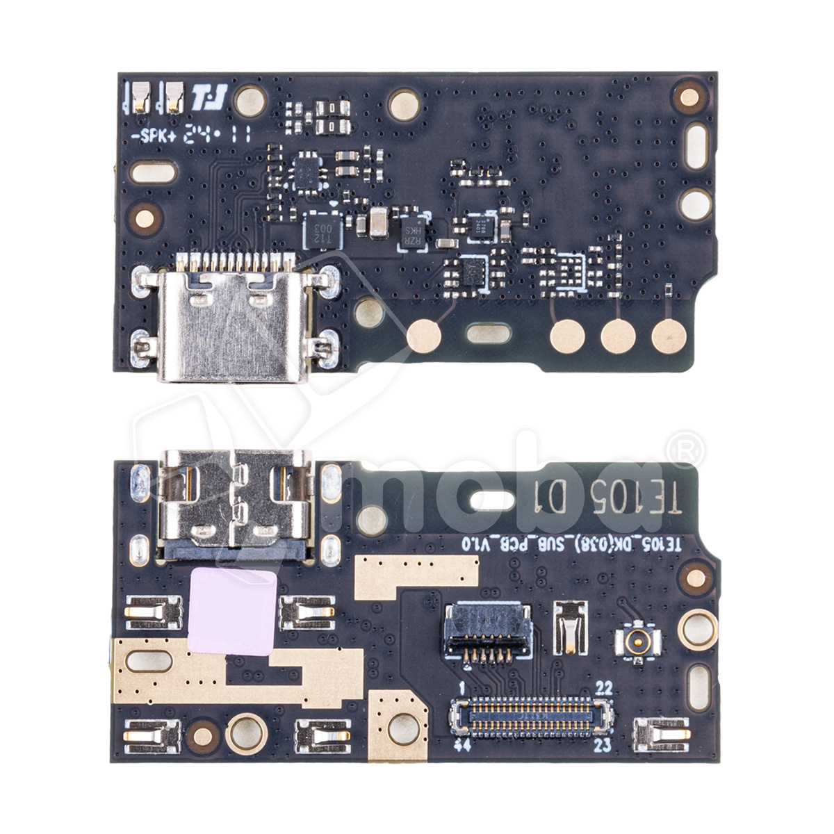 Шлейф для Blackview BV5300/BV5300 Pro плата на системный разъем/микрофон - Премиум