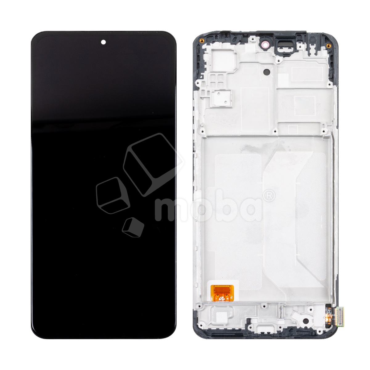 Дисплей для Xiaomi Poco X5 5G/Redmi Note 12 5G (22111317PG/22111317I) модуль с рамкой Черный - (OLED) (Full HD, 450 Кд/м?)
