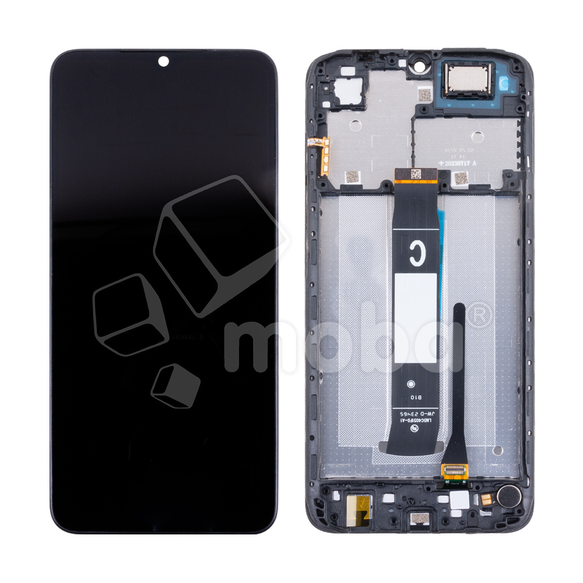 Дисплей для Xiaomi Redmi A2+ (23028RNCAG) модуль с рамкой Черный - OR (HD+, 300 Кд/м?, 60 Гц)