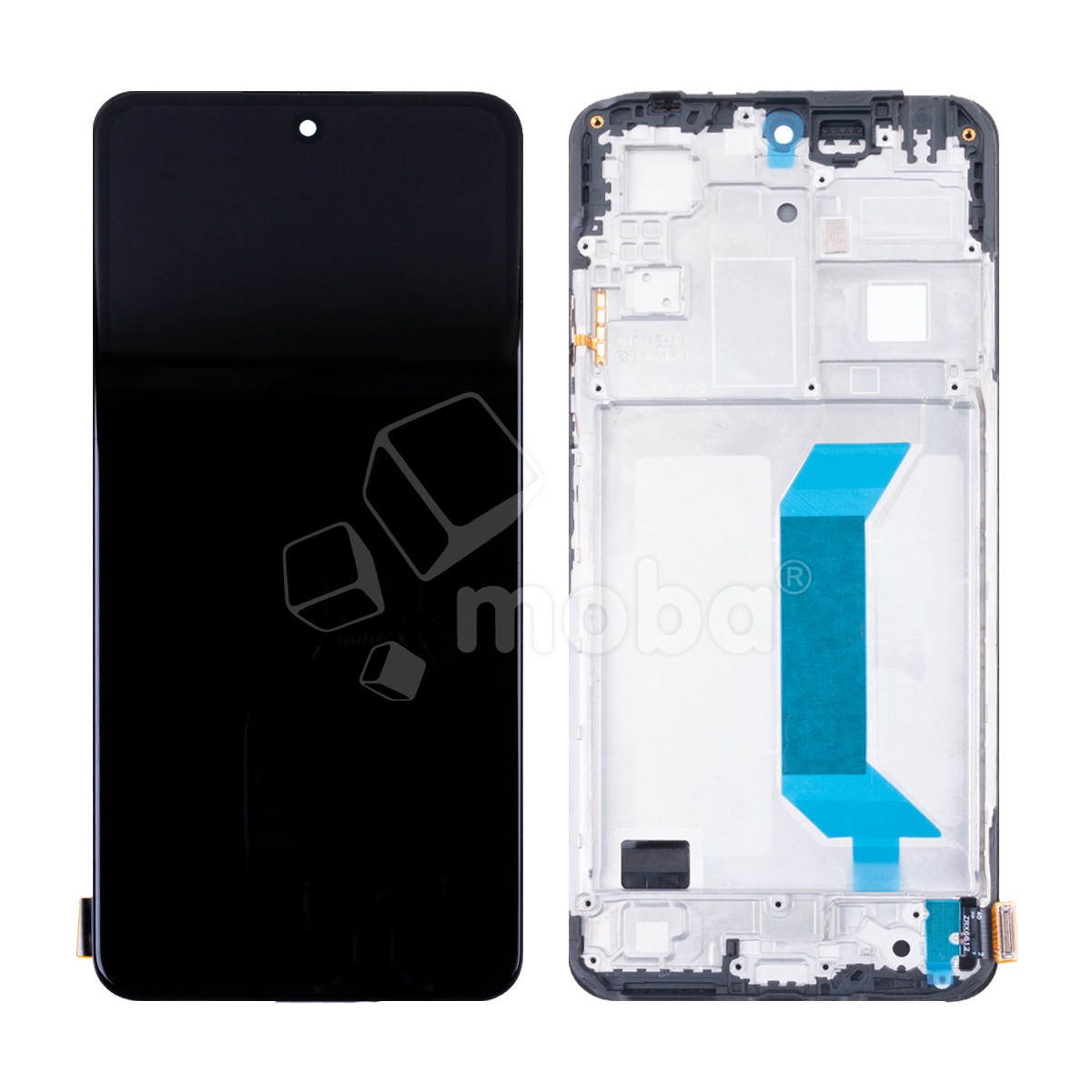 Дисплей для Xiaomi Poco X5 5G/Redmi Note 12 5G (22111317PG/22111317I) модуль с рамкой Черный - (In-Cell) (QHD, 300 Кд/м?)