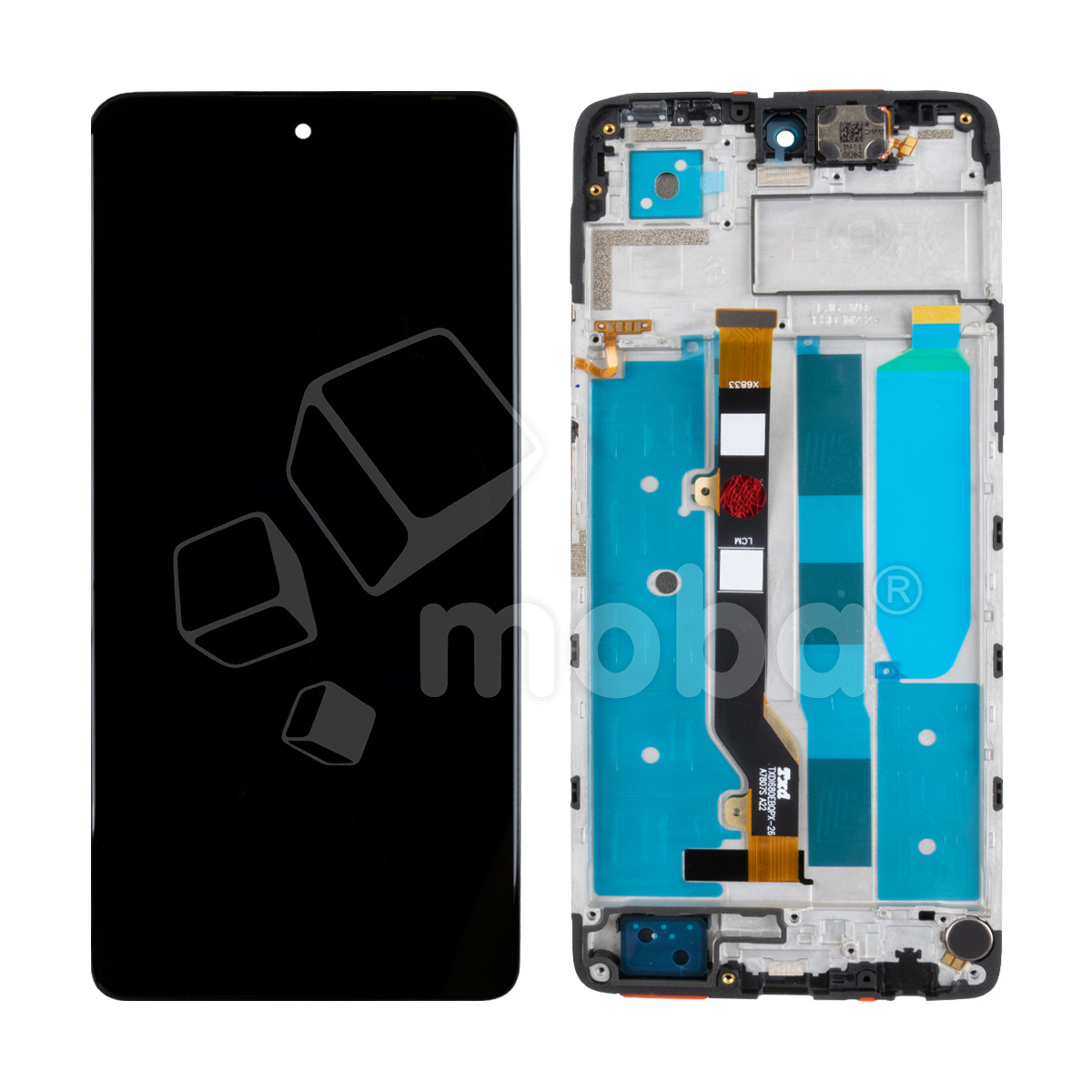 Дисплей для Tecno Pova 7 Neo (LJ6) модуль с рамкой Черный - OR (Full HD, 300 Кд/м?, 120 Гц)