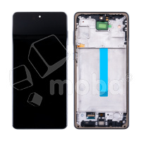 Дисплей для Samsung Galaxy A73 5G (A736B) модуль с рамкой Черный - OLED (Full Size)