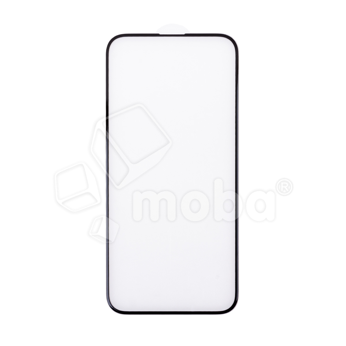 Защитное стекло "Премиум" для iPhone 15 Pro Черный (Закалённое+, полное покрытие)