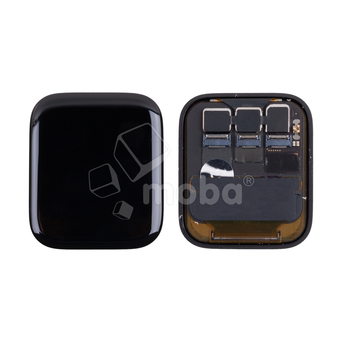 Дисплей для Apple Watch 5/SE 1 40 мм (A2351/A2355/A2092/A2156) в сборе с тачскрином Черный - OR100 (Снятый, без ремонта 324 ? 394 px, 600 Кд/м?)