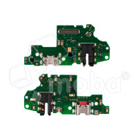 Шлейф для Huawei Honor 10i/20e (HRY-LX1T) плата на системный разъем/разъем гарнитуры/микрофон - Премиум