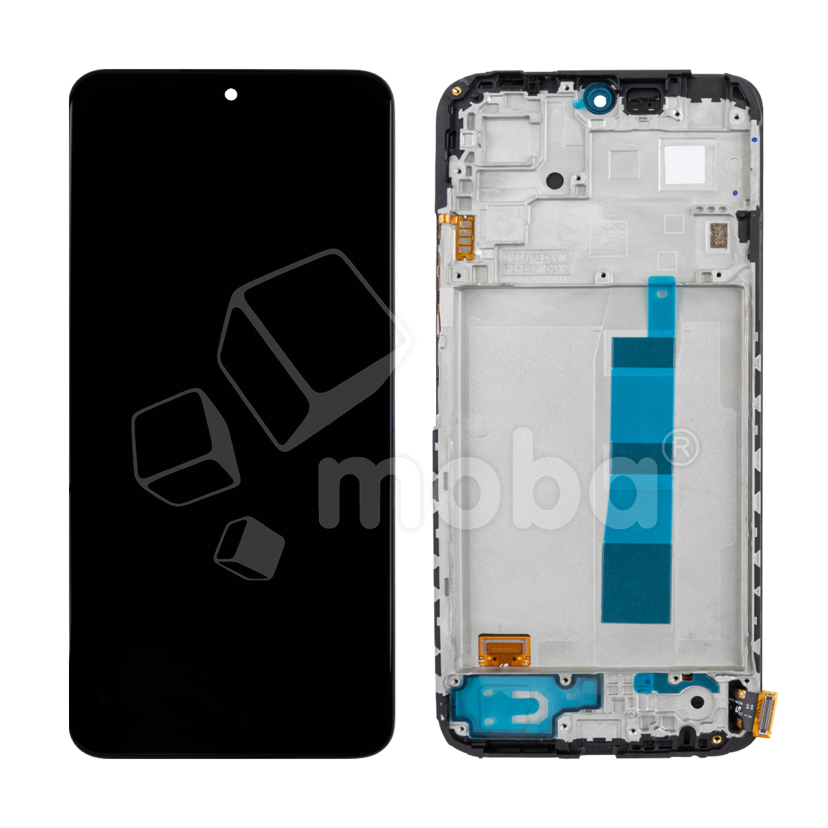 Дисплей для Xiaomi Redmi Note 12 4G (23021RAA2Y) модуль с рамкой Черный - OR