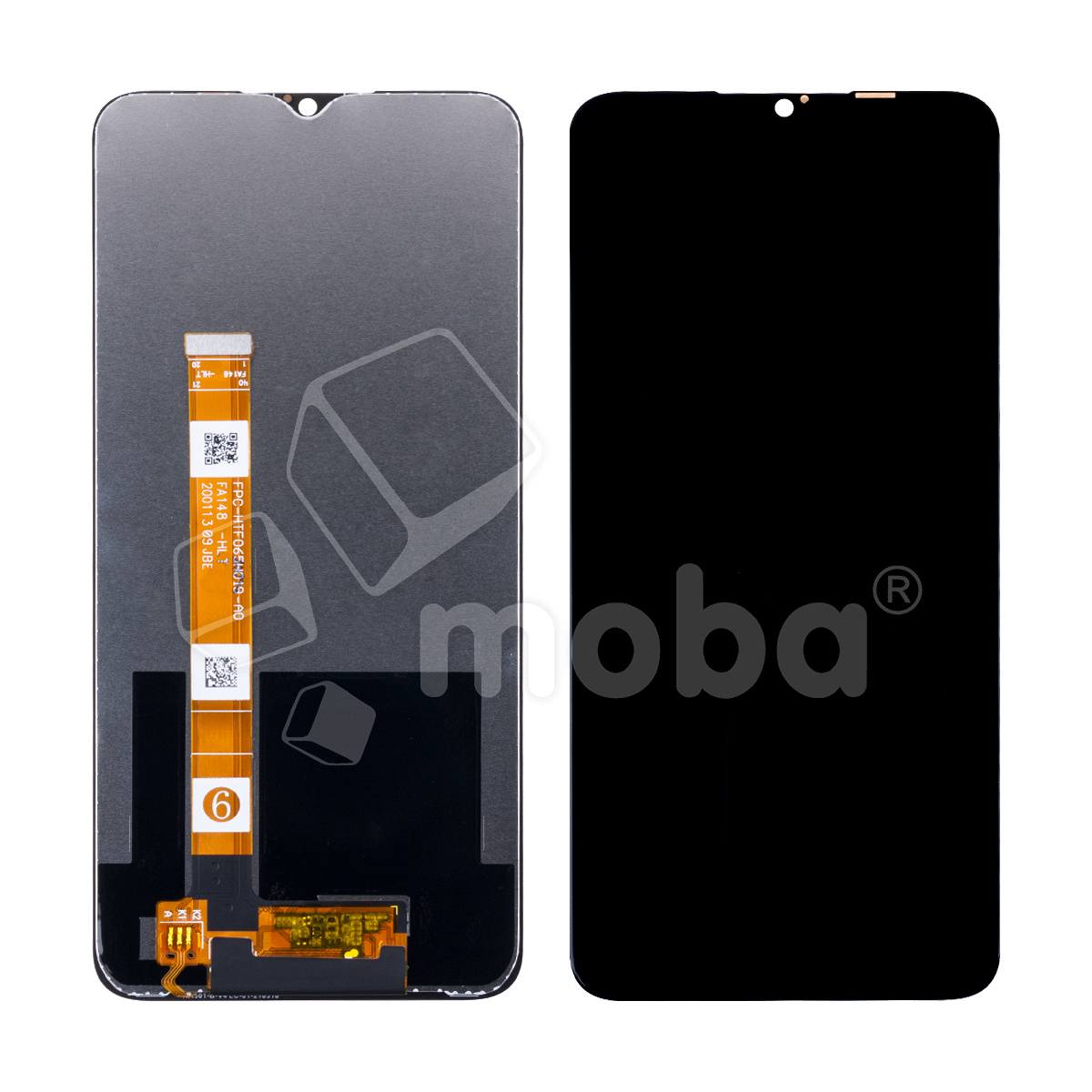 Дисплей для Realme C3/5/6i/OPPO A5 2020/A9 2020/A31 (RMX2020/RMX1927/RMX2001/CPH1931/CPH1941/CPH2015) в сборе с тачскрином Черный - OR (HD+, 300 Кд/м?, 60 Гц)
