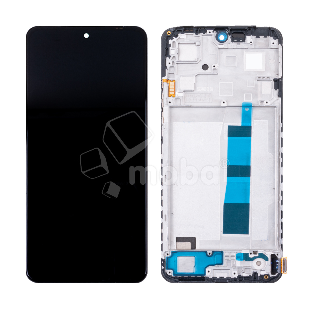Дисплей для Xiaomi Redmi Note 12 4G (23021RAA2Y/23021RAAEG/23027RAD4I/23028RA60L) модуль с рамкой Черный - (OLED) (Full HD, 450 Кд/м?)