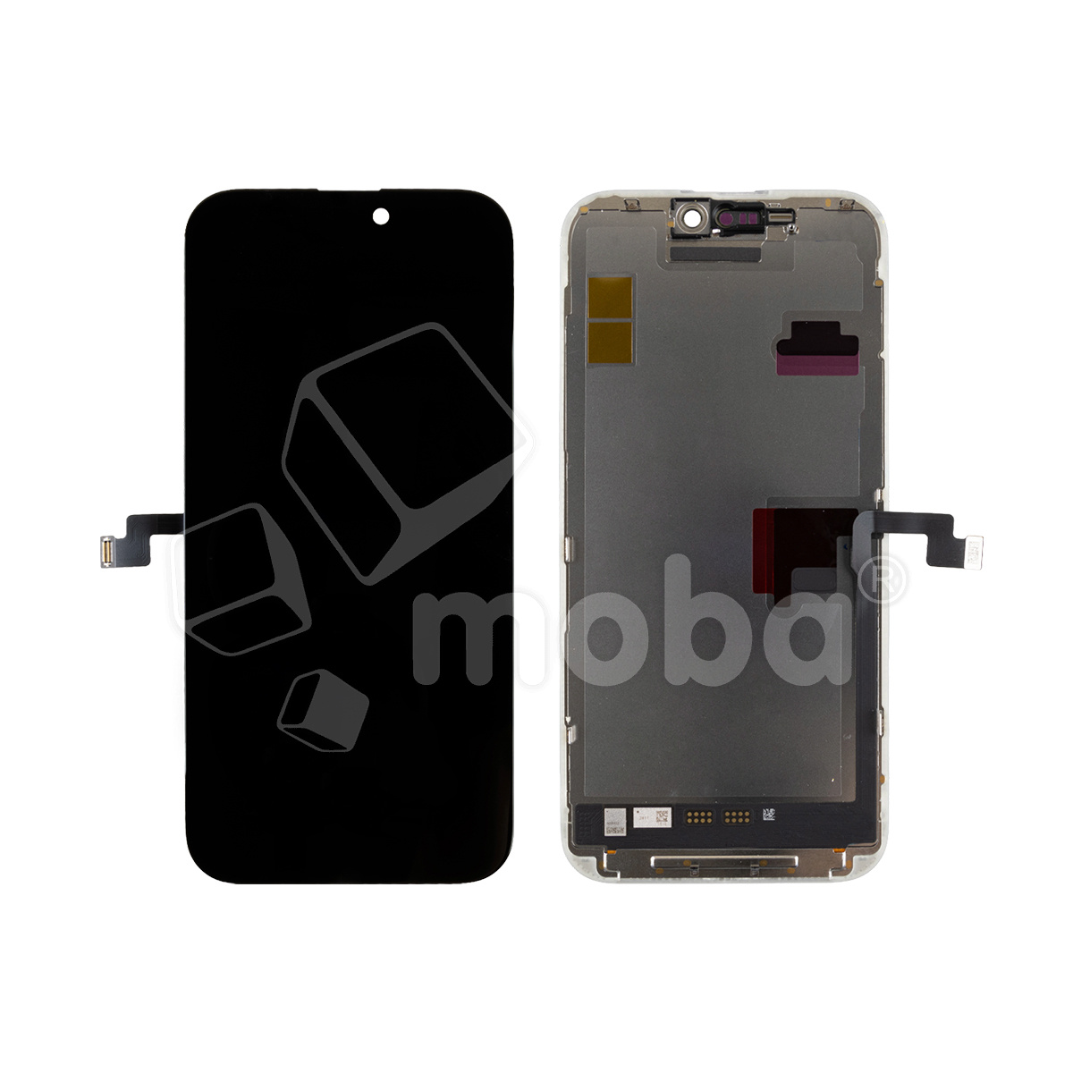 Дисплей для iPhone 16 Pro Max (A3296) в сборе с тачскрином Черный - (Soft OLED, Full HD, 120 Гц) (площадка под IC)