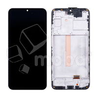 Дисплей для Samsung Galaxy A25 5G (A256E) модуль с рамкой Черный - (OLED) (Full Size)