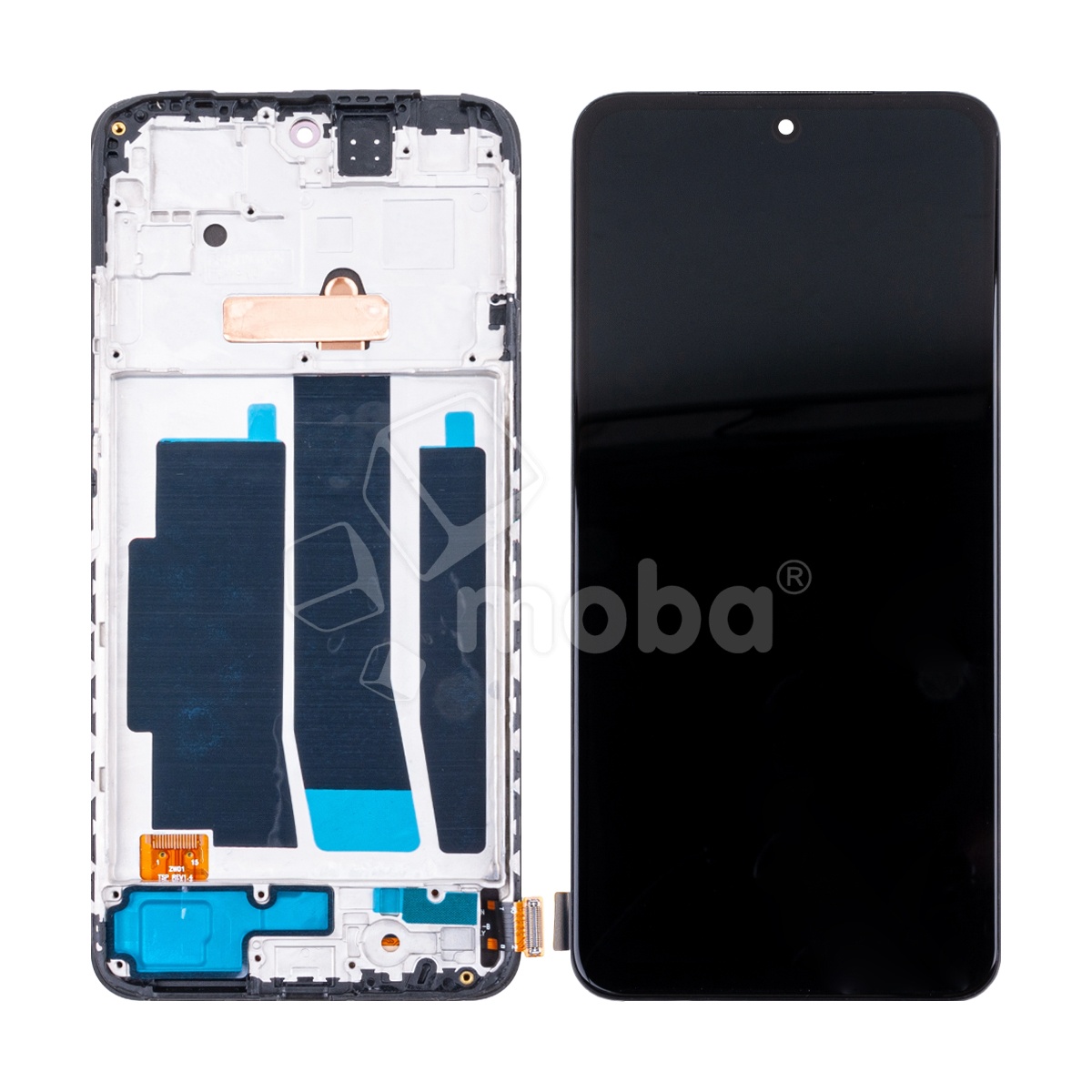 Дисплей для Xiaomi Redmi Note 11S 4G/Poco M4 Pro 4G (2201117SY/2201117SG/2201117PG) модуль с рамкой Черный - (OLED) (Full HD, 450 Кд/м?)
