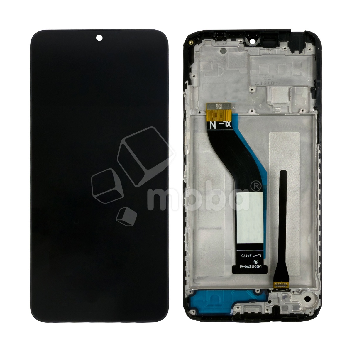 Дисплей для Xiaomi Redmi 14C/A3 Pro/Poco C75 (2411DRN47C/2409BRN2CY/2409BRN2CA/2409BRN2CG/2409BRN2CG/2410FPCC5G) модуль с рамкой Черный - OR (HD+, 300 Кд/м?, 120 Гц)