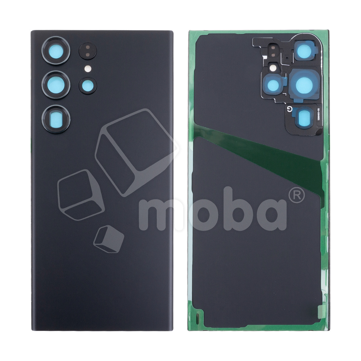 Задняя крышка для Samsung Galaxy S23 Ultra (S918B) Черный - OR