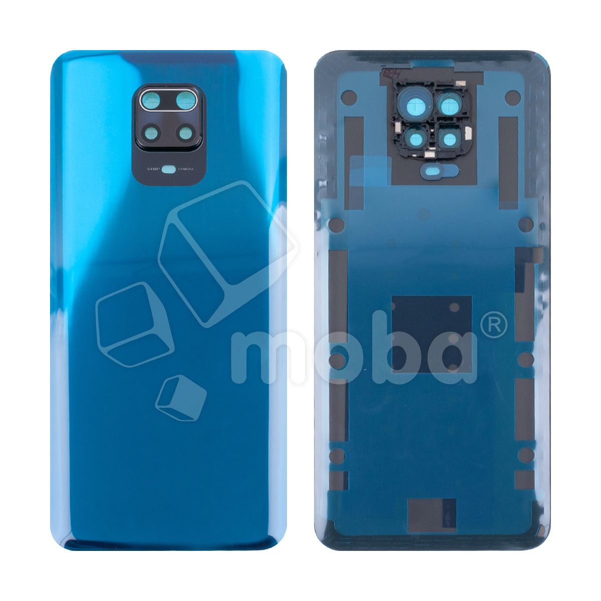 Задняя крышка для Xiaomi Redmi Note 9S/9 Pro (M2003J6A1G/M2003J6B2G) Зеленый - Премиум