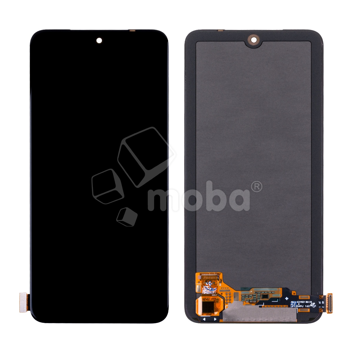 Дисплей для Xiaomi Redmi Note 10/10S/Poco M5s (M2101K7AG/M2101K7BNY/M2102K7AG/2207117BPG) в сборе с тачскрином Черный - OR