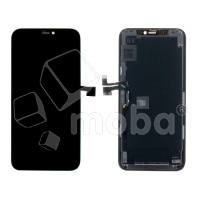 Дисплей для iPhone 11 Pro (A2215) в сборе с тачскрином Черный - (Hard OLED, Full HD) (площадка под IC)