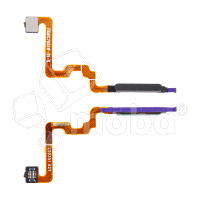 Шлейф для Xiaomi Redmi 12 4G (23053RN02Y) сканер отпечатка пальцев Черный