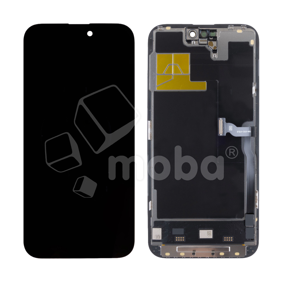 Дисплей для iPhone 14 Pro Max (A2895) в сборе с тачскрином Черный - DD (Soft OLED, Full HD, 120 Гц) (с верификацией = с привязкой без ошибки)