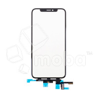 Стекло для переклейки iPhone Xs в сборе с тачскрином и OCA пленкой Черный - OR (Feaglet)