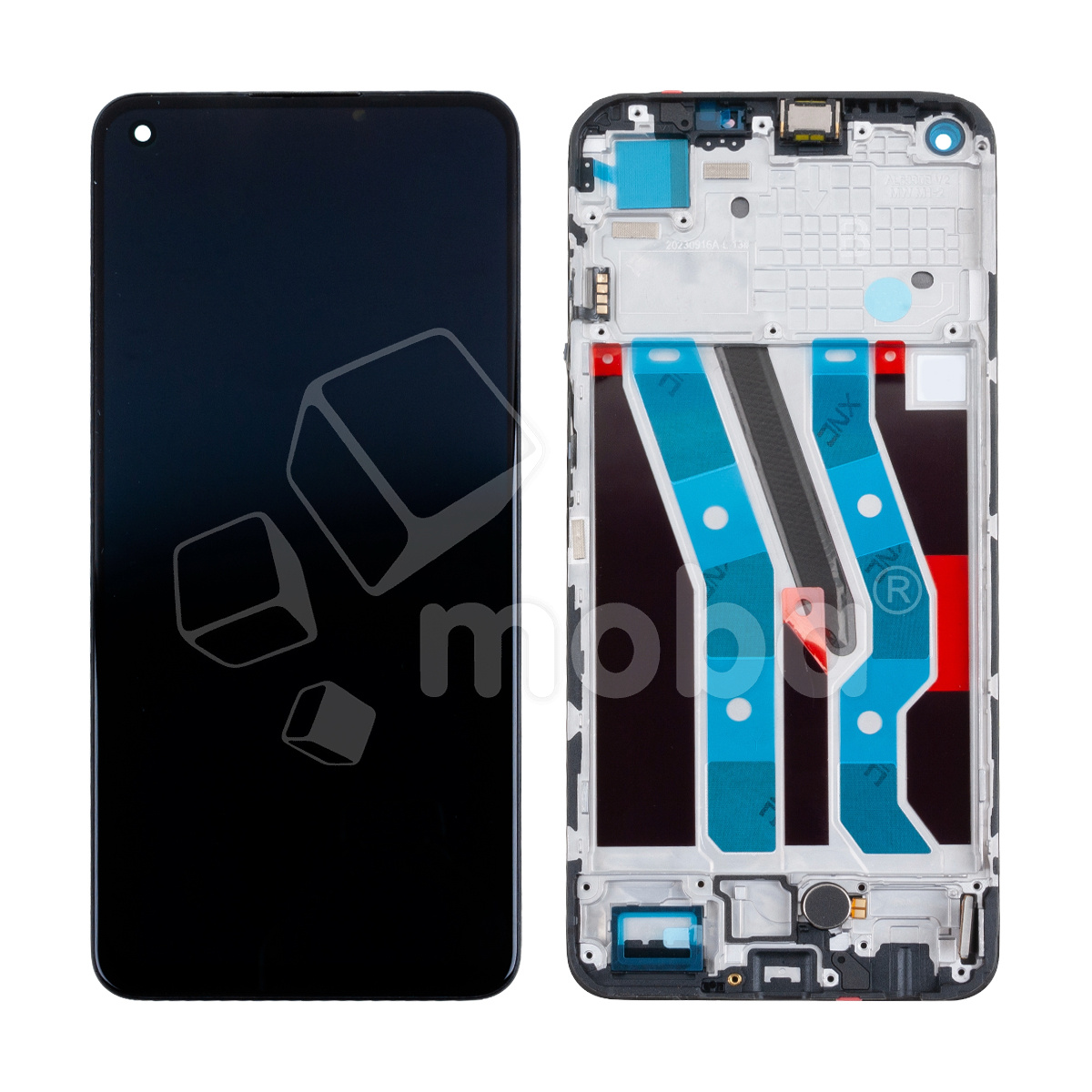 Дисплей для Realme 11 4G (RMX3636) модуль с рамкой Черный - (OLED)