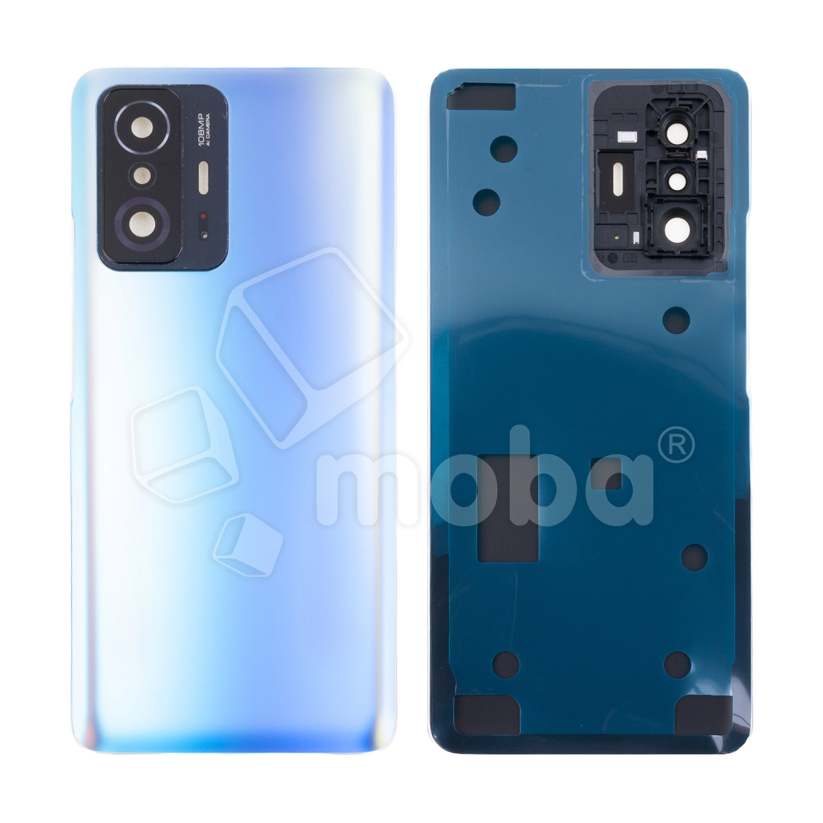 Задняя крышка для Xiaomi 11T/11T Pro (21081111RG/2107113SG) Голубой - Премиум