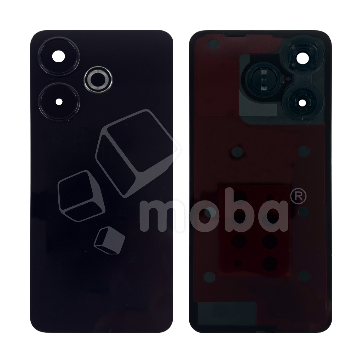 Задняя крышка для Xiaomi Redmi 13 4G (24040RN64Y) Черный - Премиум