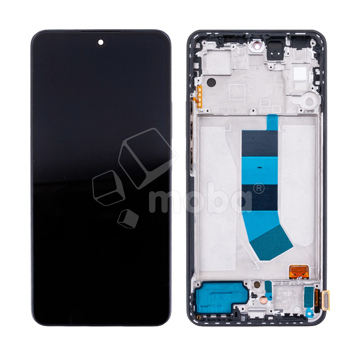 Дисплей для Xiaomi Redmi Note 13 4G (23129RAA4G/23124RA7EO/23129RA5FL) модуль с рамкой Черный - (OLED) (Full HD, 450 Кд/м?)