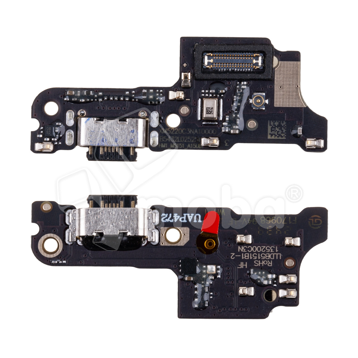 Шлейф для Xiaomi Redmi 14C/Poco C75 (2411DRN47C/2410FPCC5G) плата на системный разъем/микрофон
