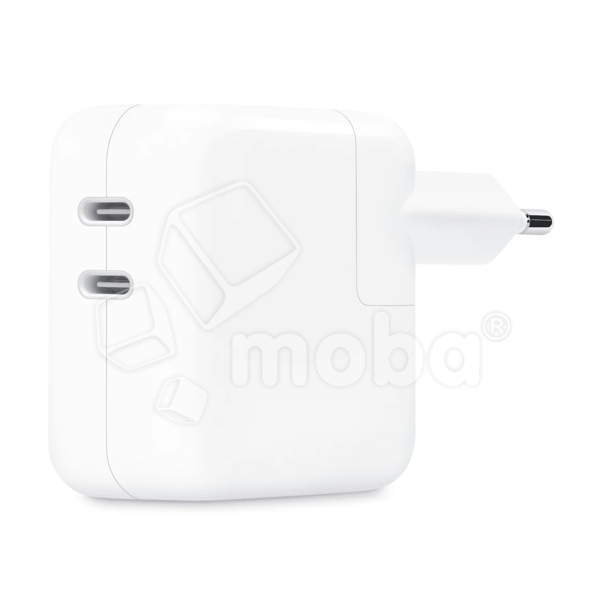 Сетевое зарядное устройство Type-C для iPhone 15/15 Plus/15 Pro/15 Pro Max/16/16 Plus/16 Pro/16 Pro Max (50W, PD, 2 порта) Белый