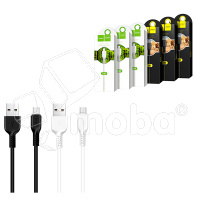 Кабель USB - MicroUSB Hoco X20 (2.4A, 3 м) Черный