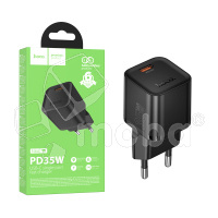 Сетевое зарядное устройство Type-C Hoco N66 (35W, PD) Черный