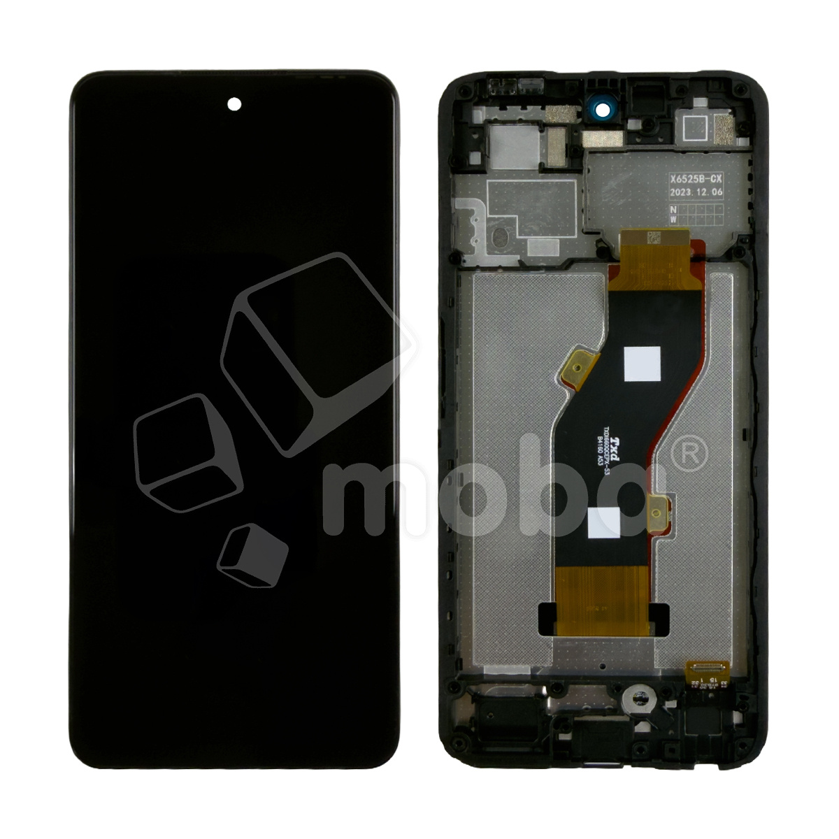 Дисплей для Infinix Smart 8 Pro (X6525B) модуль с рамкой Черный - OR (HD+, 300 Кд/м?, 90 Гц)