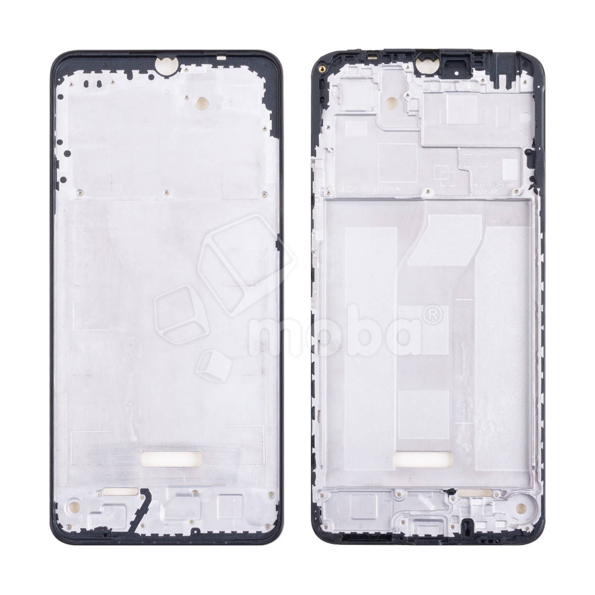 Рамка дисплея для Xiaomi Redmi 13C 4G/Poco C65 (23100RN82L/23108RN04Y/23106RN0DA/2311DRN14I/2310FPCA4G) Черный (возможен дефект ЛКП)