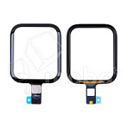 Стекло для переклейки Apple Watch 5/SE/SE 2022/SE 2023 (44 мм) в сборе с тачскрином и OCA пленкой Черный - OR (Mitsubishi)