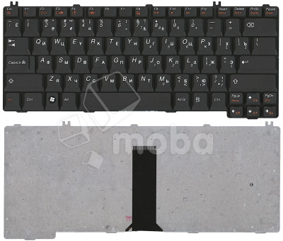 Клавиатура для ноутбука Lenovo Ideapad 3000 C100 C200 N100 N200 N220 N440 N500 V100 V200 Y500 черная