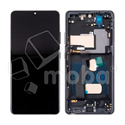 Дисплей для Samsung Galaxy S21 Ultra (G998B) модуль с рамкой Черный - (In-Cell)